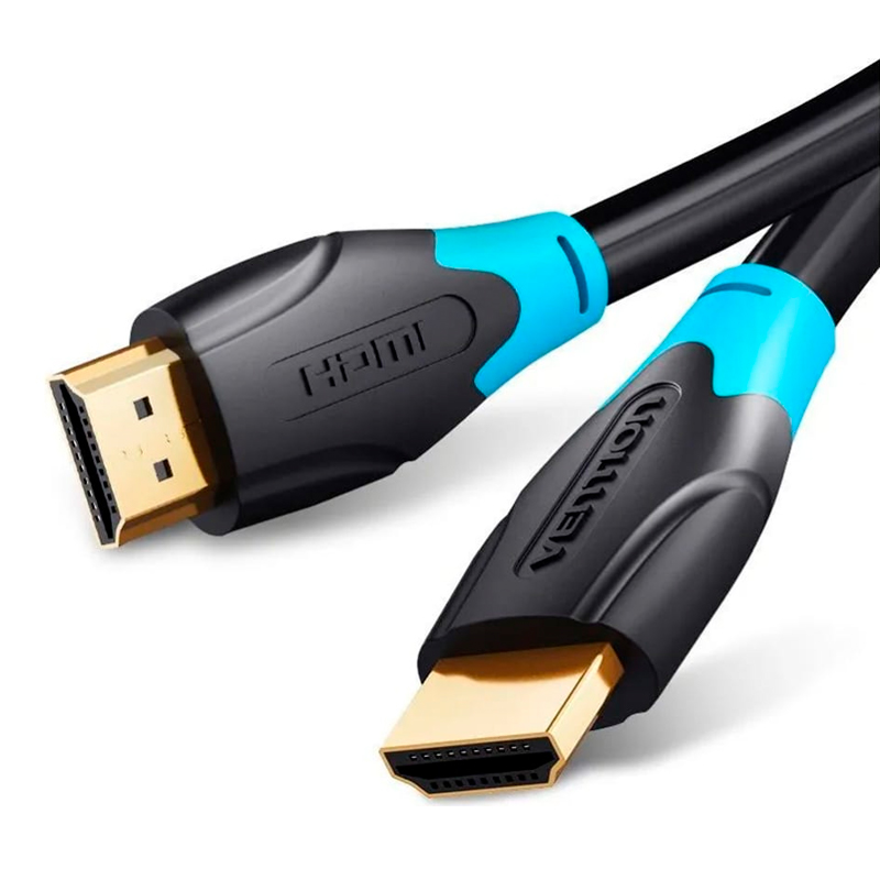 

Кабель Vention HDMI - HDMI вилка-вилка 0.75м (W1-10MIL-22) черный