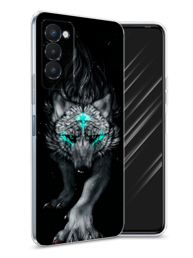 

Чехол Awog на Tecno Camon 18P "Волшебный волк", Разноцветный, 300750-2
