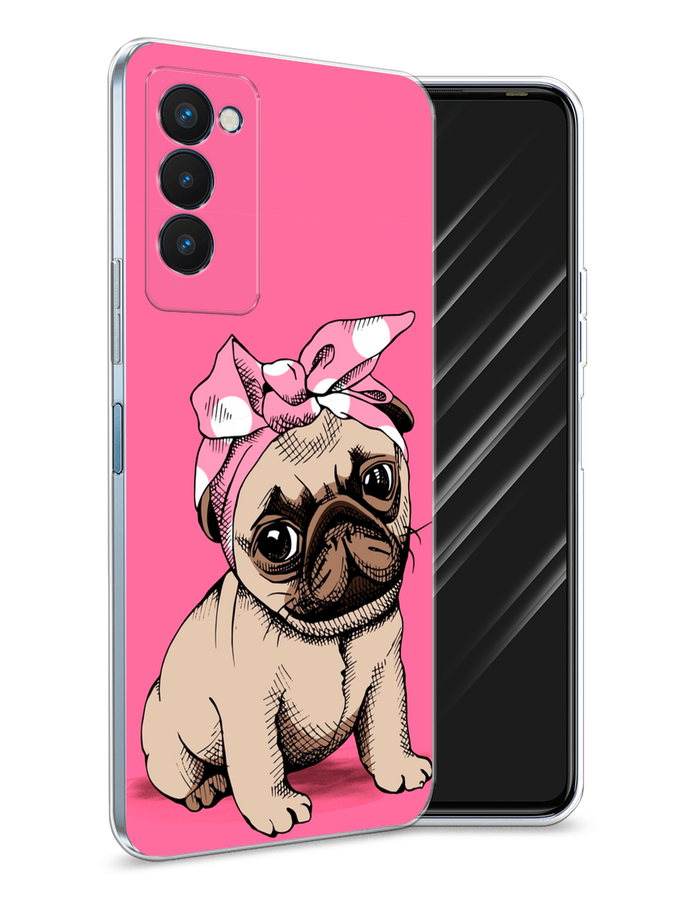 

Чехол Awog на Tecno Camon 18P "Dog Pin-Up", Разноцветный, 300750-2