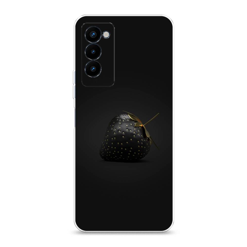 

Чехол Awog на Tecno Camon 18P "Черная клубника", Разноцветный, 300750-10