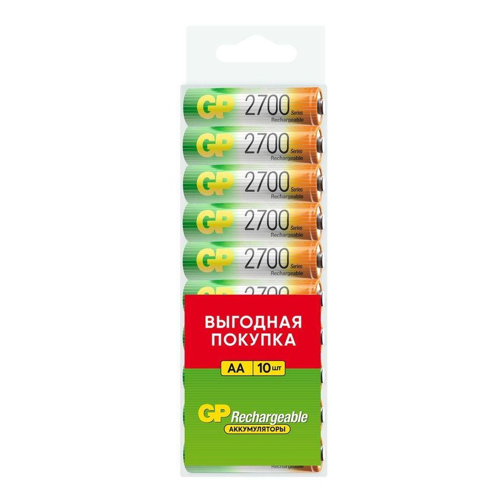 фото Gp 270aahc aa nimh 2700mah (10шт)