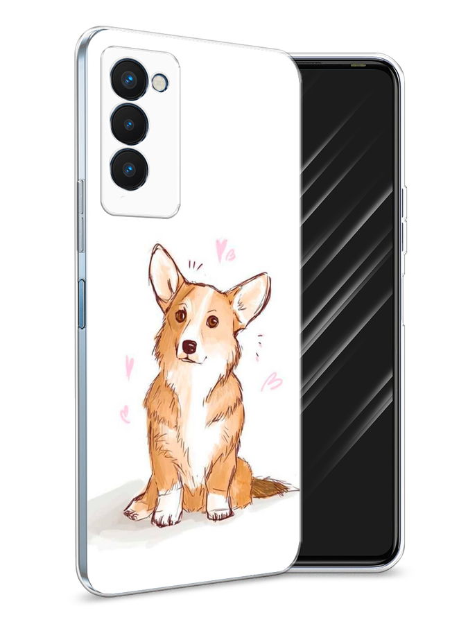 

Чехол Awog на Tecno Camon 18P "Корги любовь", Разноцветный, 300750-1