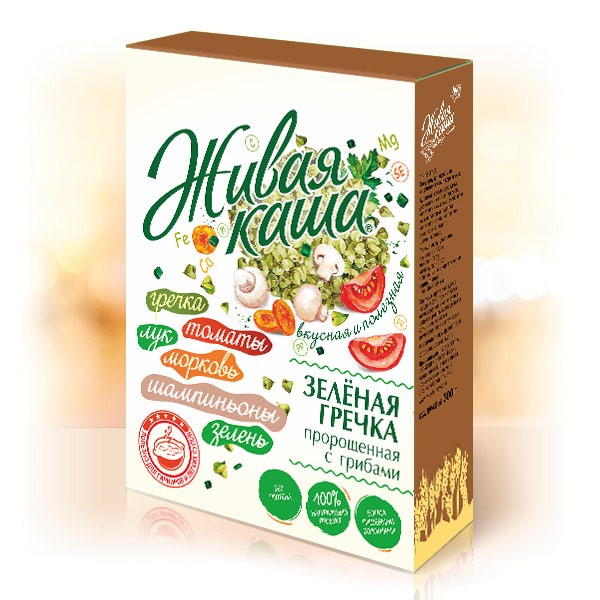 

Зеленая гречка пророщенная с грибами VITA FAMILY 300 г.