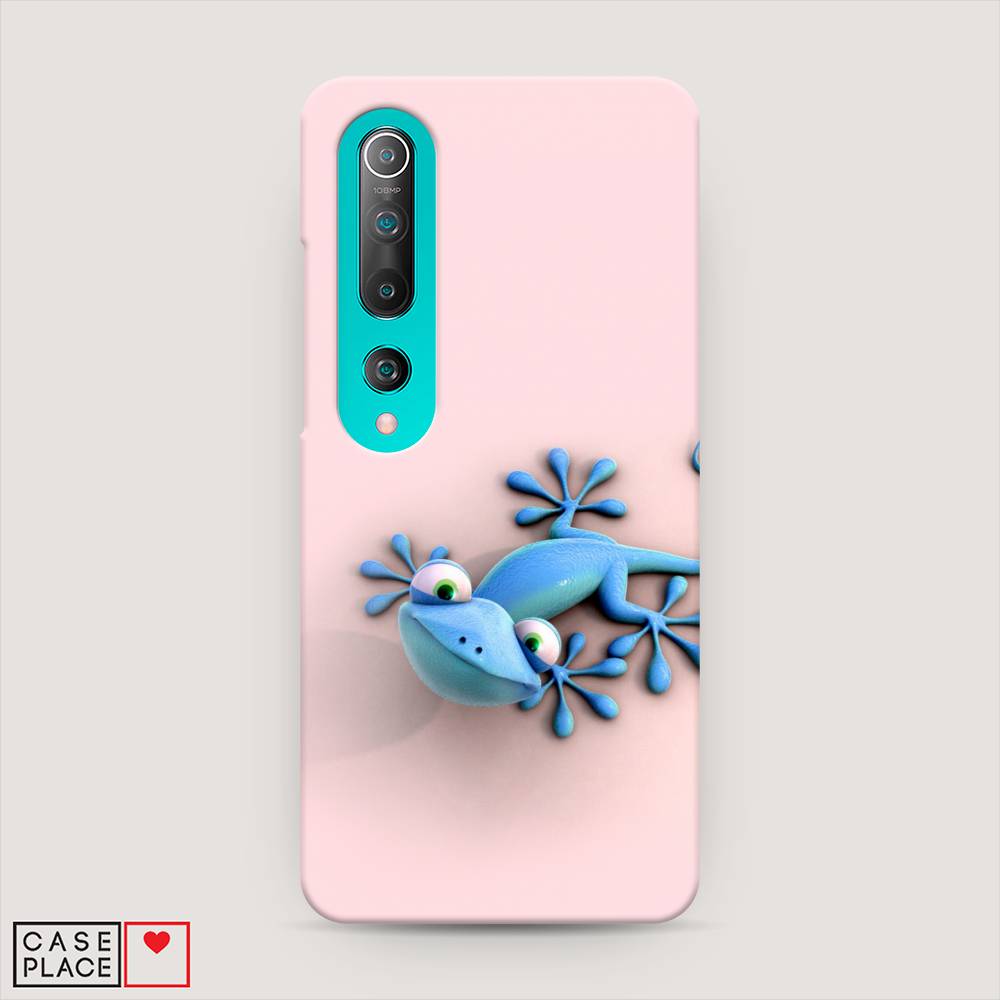 

Пластиковый чехол "Голубая ящерка" на Xiaomi Mi 10 Pro, 37820-1