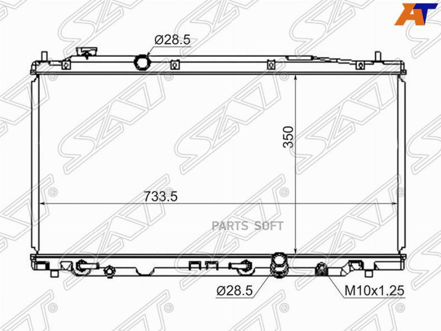 

SAT Радиатор HONDA FIT/JAZZ 07-