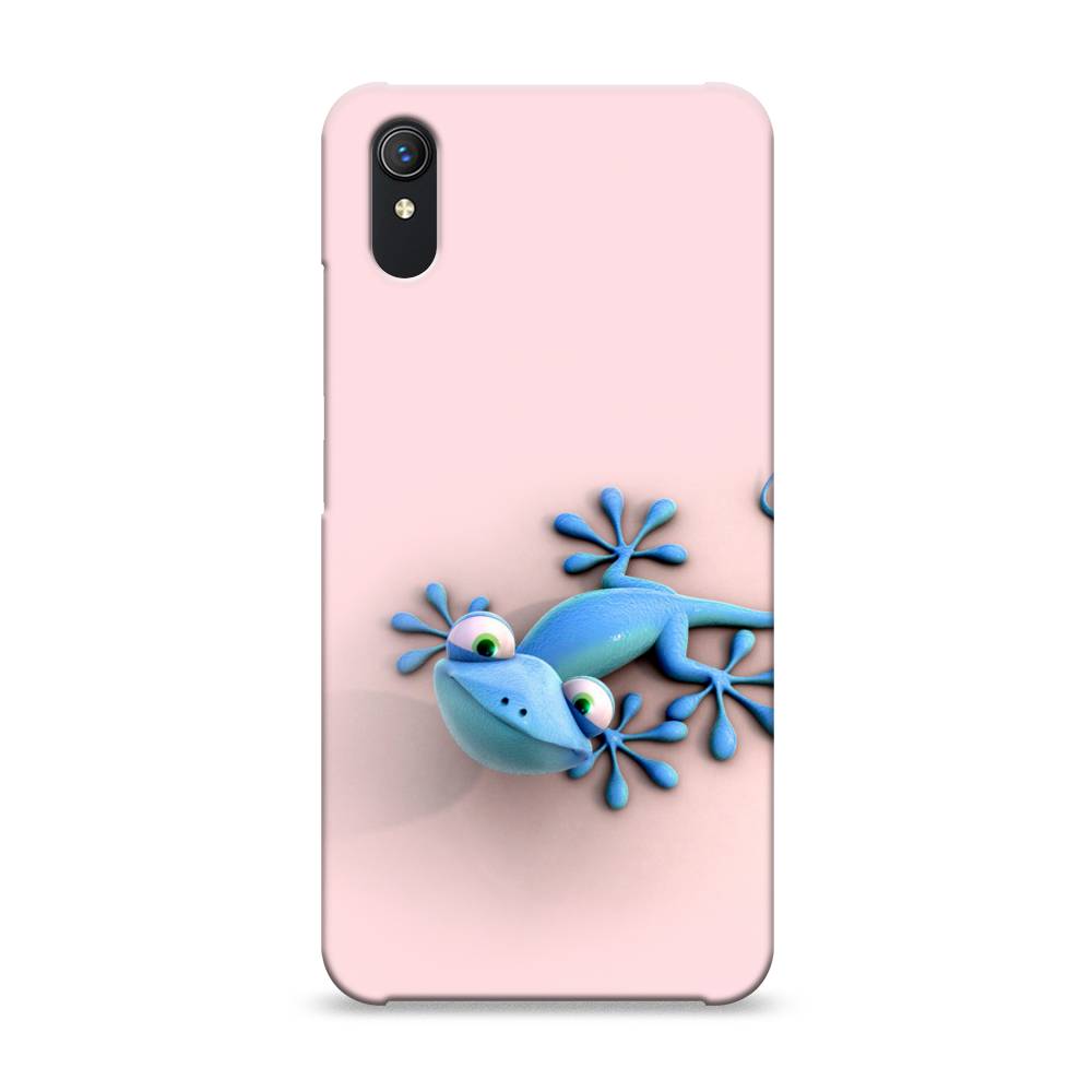 

Пластиковый чехол "Голубая ящерка" на Vivo Y1s, 263220-1