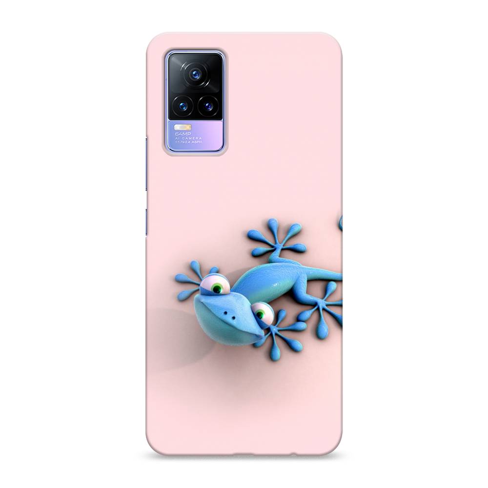 

Пластиковый чехол "Голубая ящерка" на Vivo V21e 4G, 264520-1