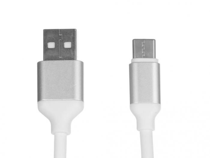 фото Кабель wiiix usb - type-c 1.2m white cb120-utc-10w