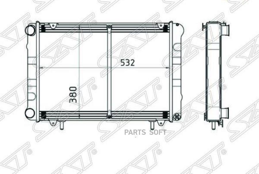 

SAT Радиатор GAZELLE BUSINESS 2.4/2.9