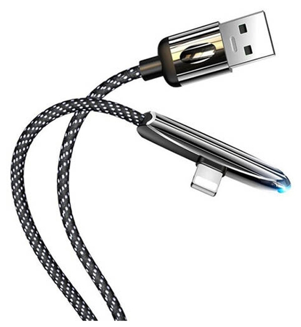 фото Кабель usams us-sj362 u34 usb - lightning 1.2m black sj362usb01