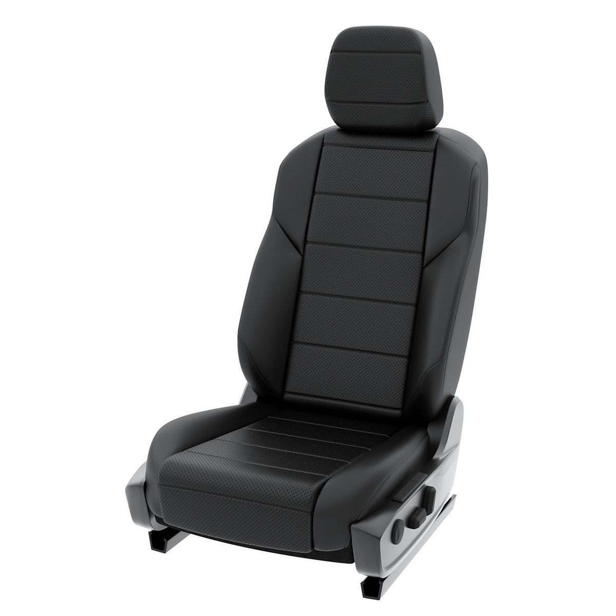 

Чехлы на сиденья Click Auto для Киа Рио CA145CF31 экокожа, Черный, 324