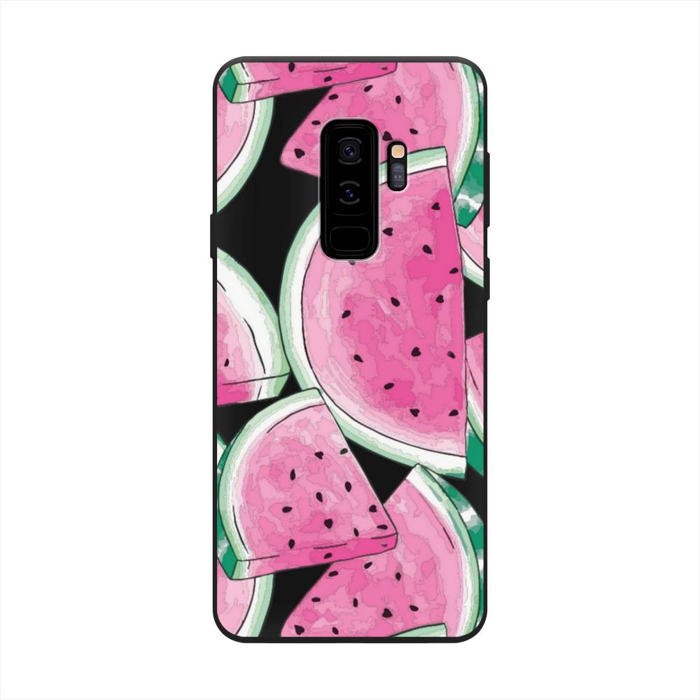 

Чехол Awog на Samsung Galaxy S9 + "Акварельные арбузы", Зеленый;белый;розовый, 25852-1