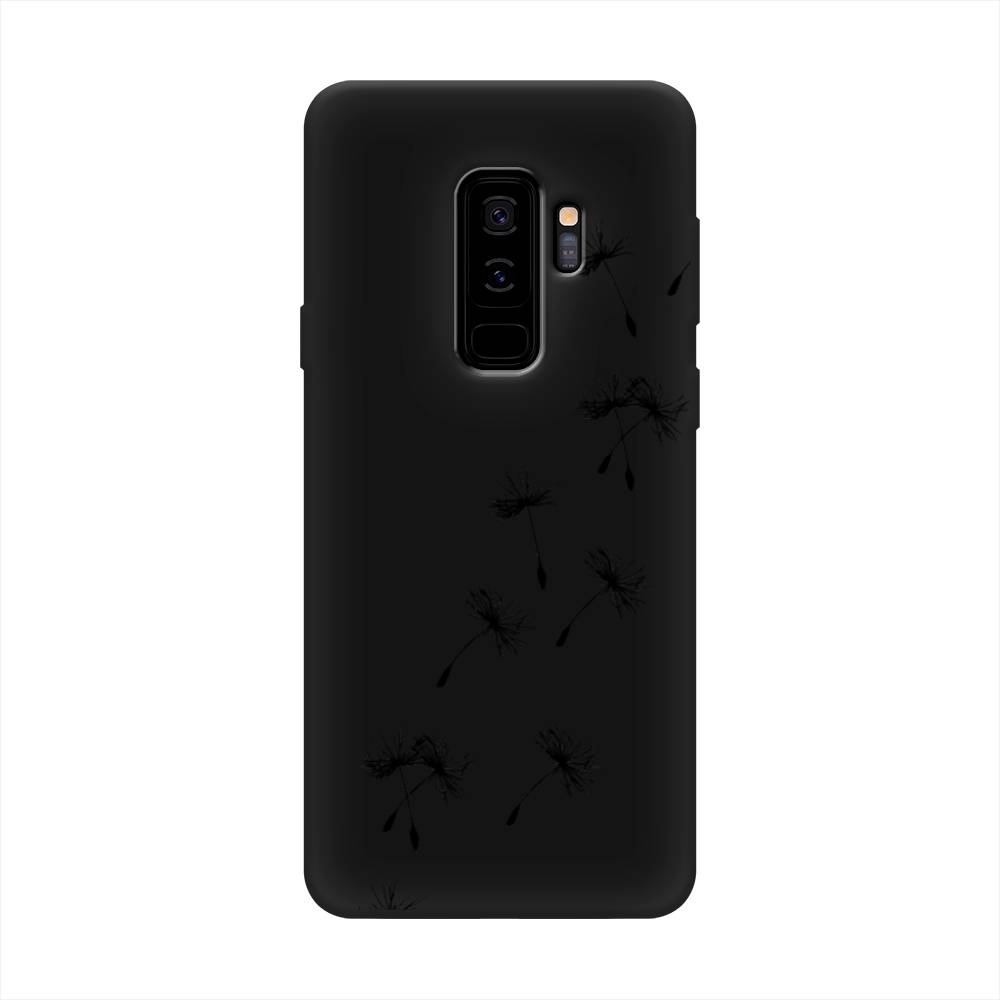 

Чехол Awog на Samsung Galaxy S9 + "Летящие одуванчики", Черный, 25852-1