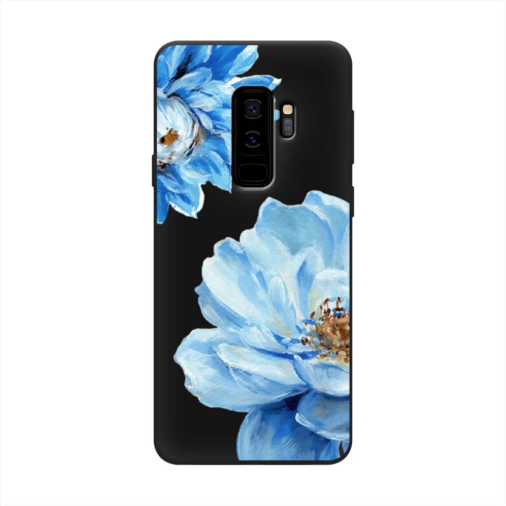 

Чехол Awog на Samsung Galaxy S9 + "Голубые клематисы", Голубой, 25852-1