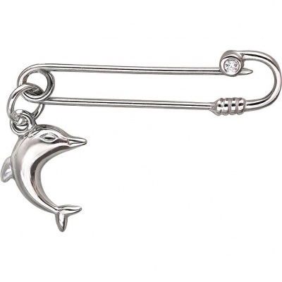 

Брошь из серебра с фианитом Эстет 01Ш150148, 01Ш150148