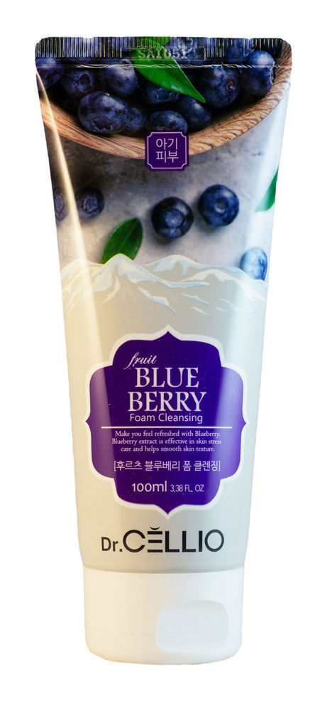 Пенка для умывания Dr. Cellio Apple Blueberry Foam Cleansing, 100 мл eveline пенка для умывания rich coconout нежная 150