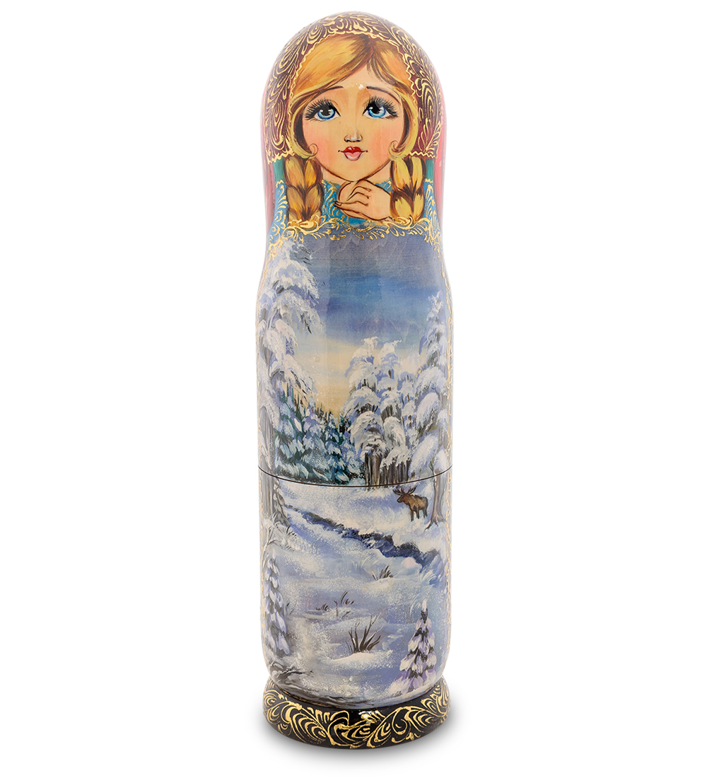 

Футляр для бутылки "Зима", Разноцветный