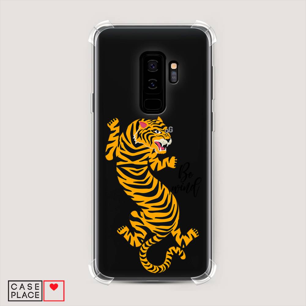 

Чехол Awog на Samsung Galaxy S9 + "Tiger be wind", Желтый;черный