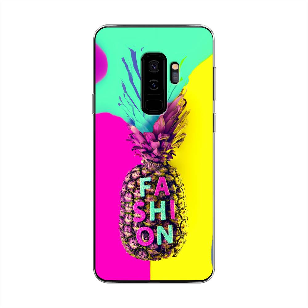 

Чехол Awog на Samsung Galaxy S9 + "Кислотный ананас", Желтый;розовый;голубой, 25850-10