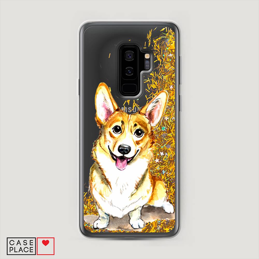 

Чехол Awog на Samsung Galaxy S9 + "Малыш корги", Оранжевый;желтый;белый, 25890-1