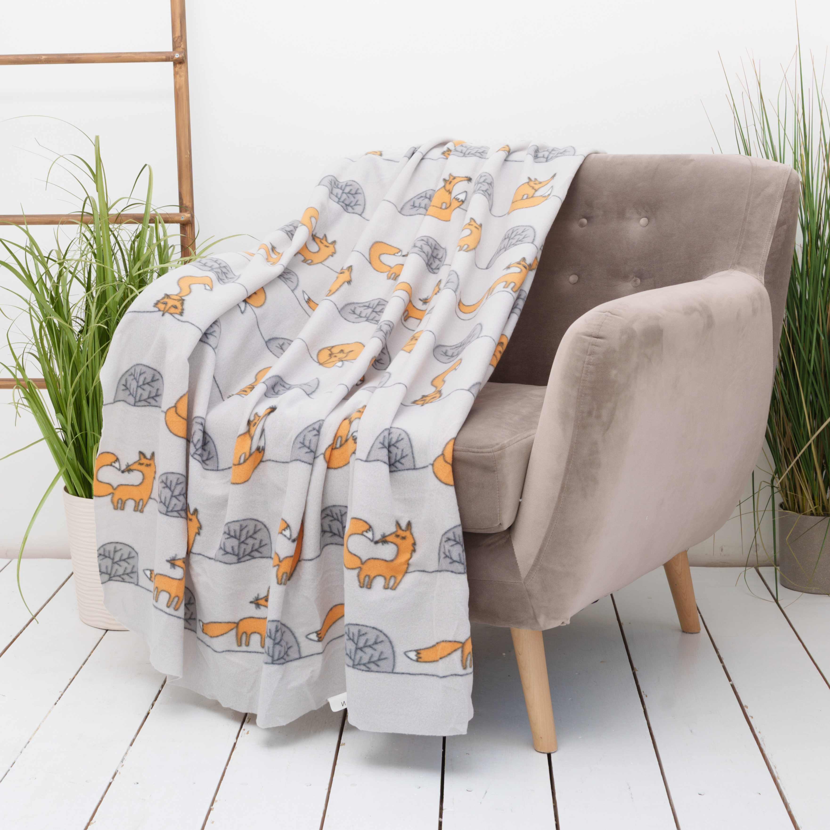 

Плед флис Casa Conforte London FOX 120x150, Смолл