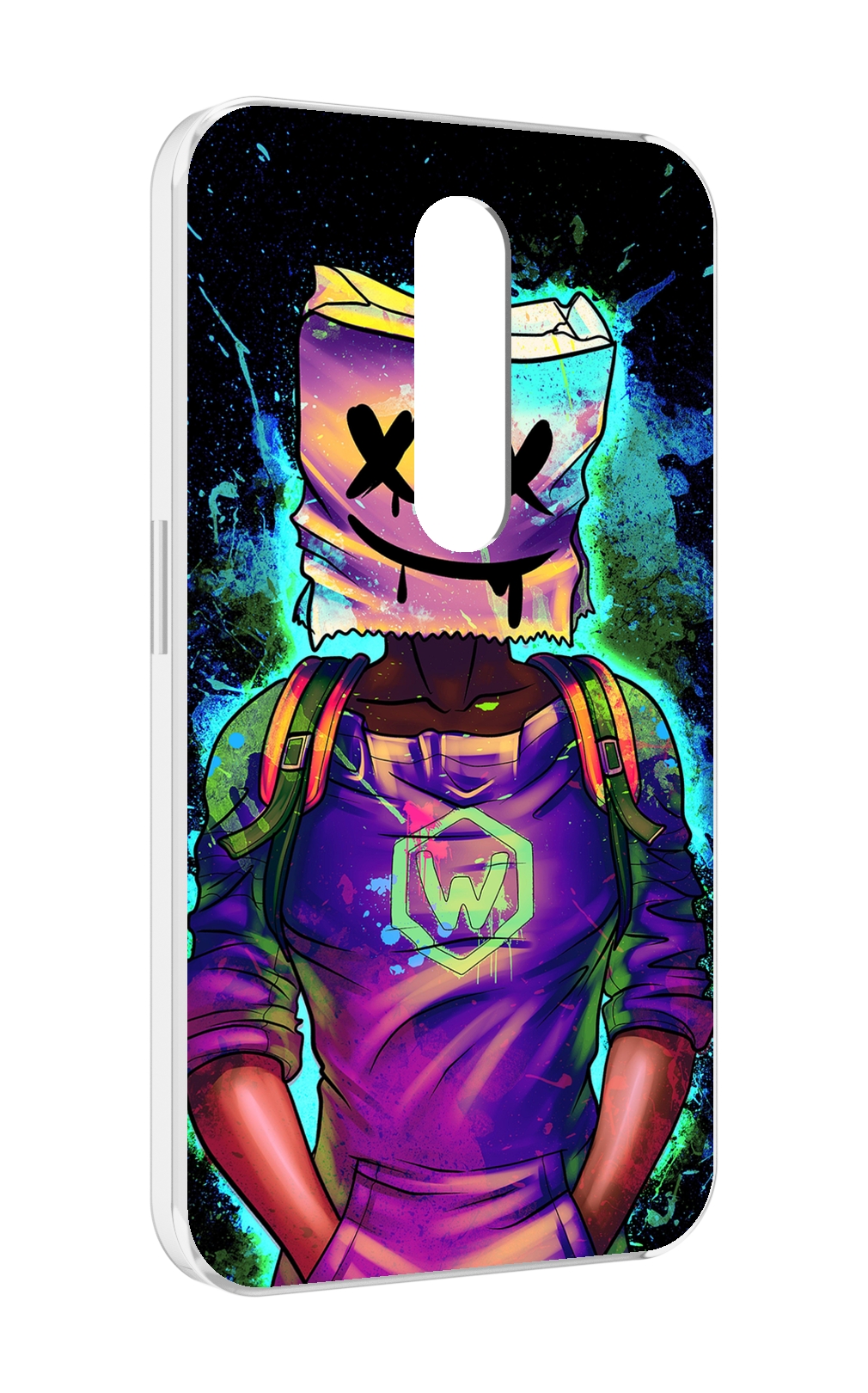 

Чехол MyPads маршмеллоу-глитч для Motorola Moto X Force (XT1585 / XT1581), Прозрачный, Tocco