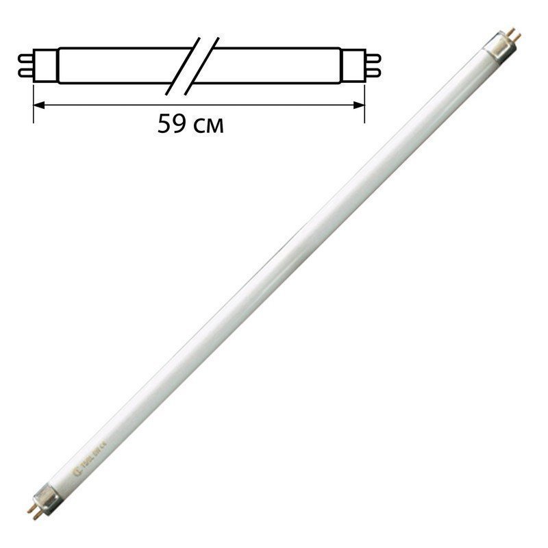 

Лампа люминесцентная OSRAM L18/765, 18 Вт, цоколь G13, в виде трубки, длина 59 см, днев. б