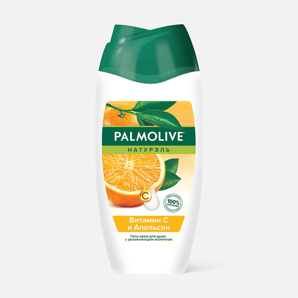 Гель-крем для душа Palmolive Натурэль витамин С и апельсин, с увлажняющим молочком 250 мл