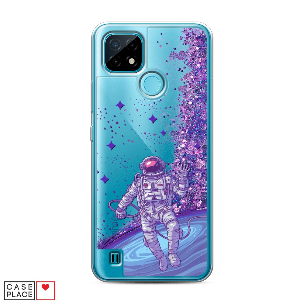 

Чехол Awog на Realme C21 "Космонавт в открытом космосе", Разноцветный, 254992-1