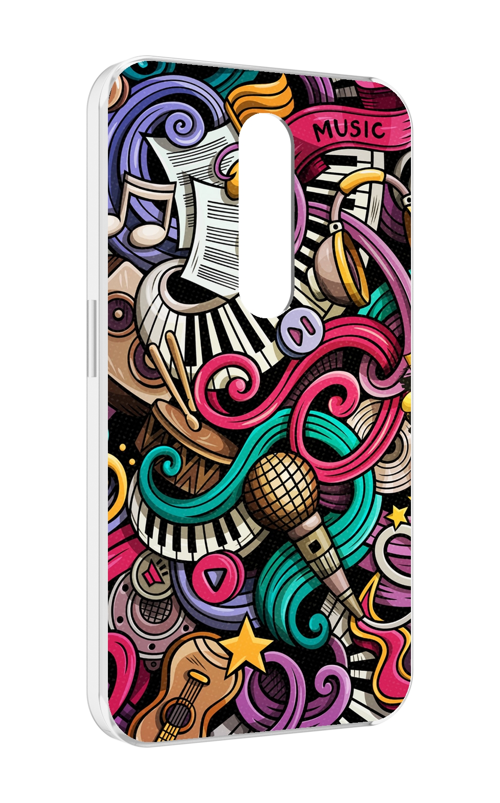 

Чехол MyPads любимая-музыка для Motorola Moto X Force (XT1585 / XT1581), Прозрачный, Tocco
