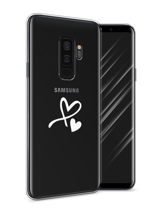 

Чехол Awog на Samsung Galaxy S9 + "Сердечко минимализм", Белый, 25850-6
