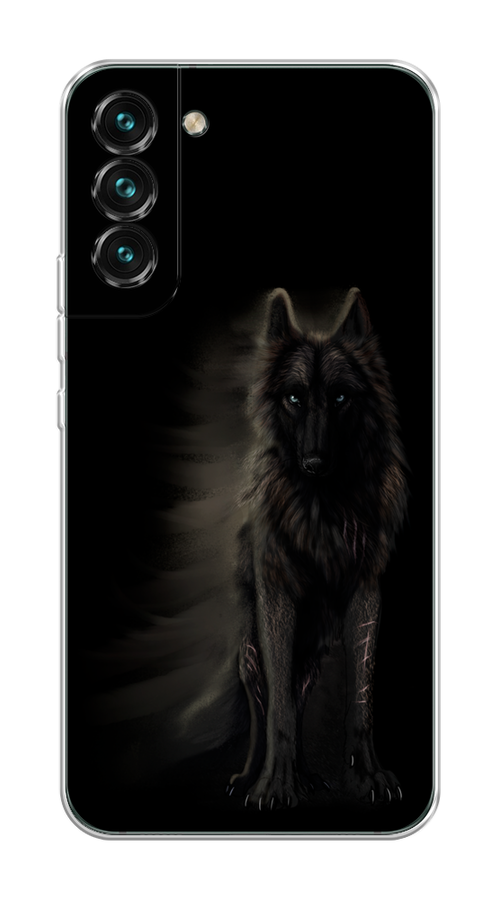 

Чехол на Samsung Galaxy S22 "Туманный волк", Черный, 2103850-1