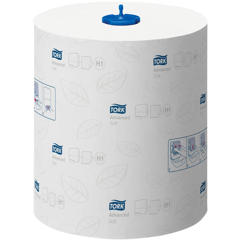 

Полотенца бумажные в рулонах TORK Matic Advanced(Н1), 2сл, 150м/рулон, мягкие, белые