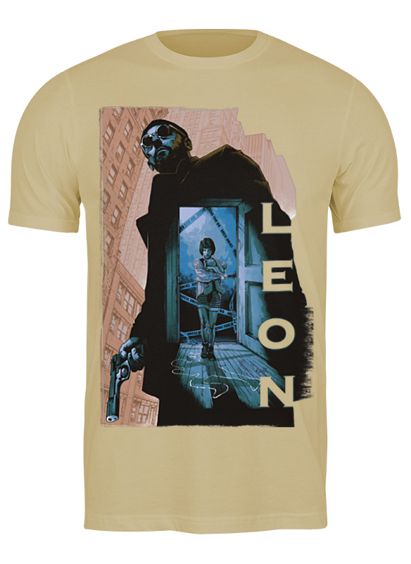 

Футболка мужская Printio Leon - the professional бежевая XL, Бежевый, Leon - the professional