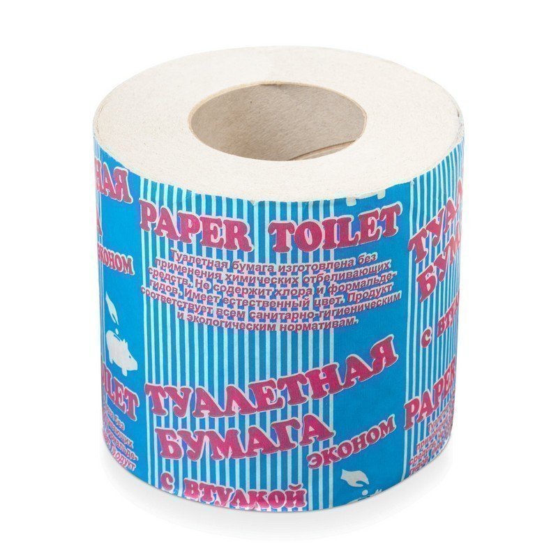 

Бумага туалетная бытовая, 30 м, на втулке (эконом)