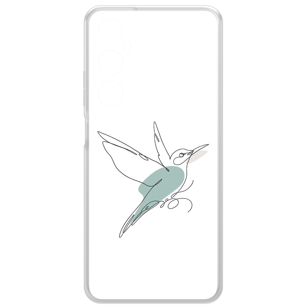 

Чехол-накладка Krutoff Clear Case Легкость для Realme C65, Прозрачный