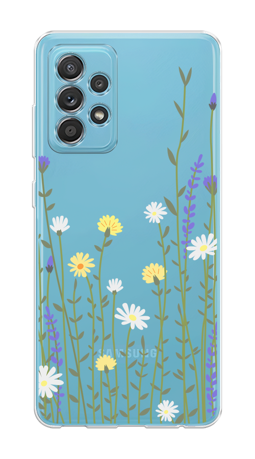 

Чехол на Samsung Galaxy A52/A52s "Ромашка и лаванда", Зеленый;желтый;прозрачный, 2102450-1