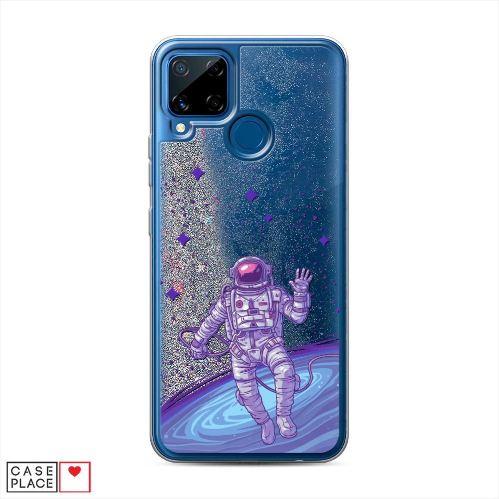 

Чехол Awog на Realme C15 "Космонавт в открытом космосе", Разноцветный, 255091-1