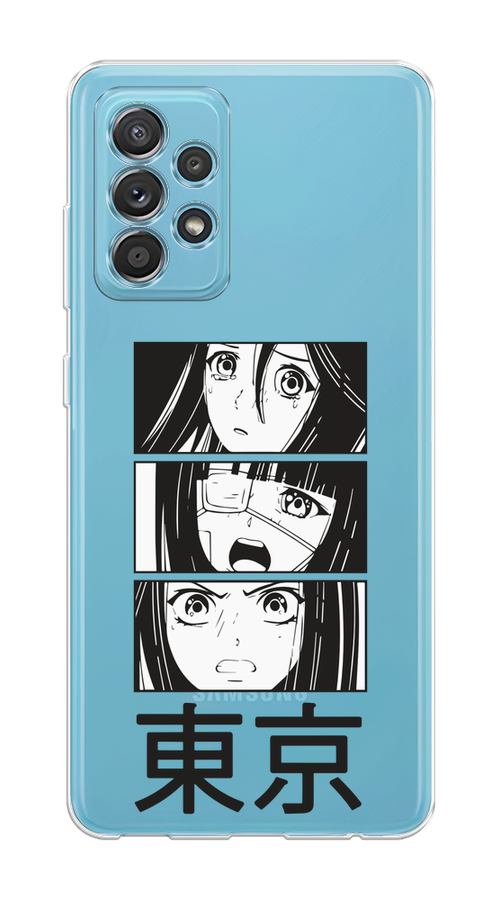 

Чехол на Samsung Galaxy A52/A52s "Tokyo girls", Белый;черный;прозрачный, 2102450-1