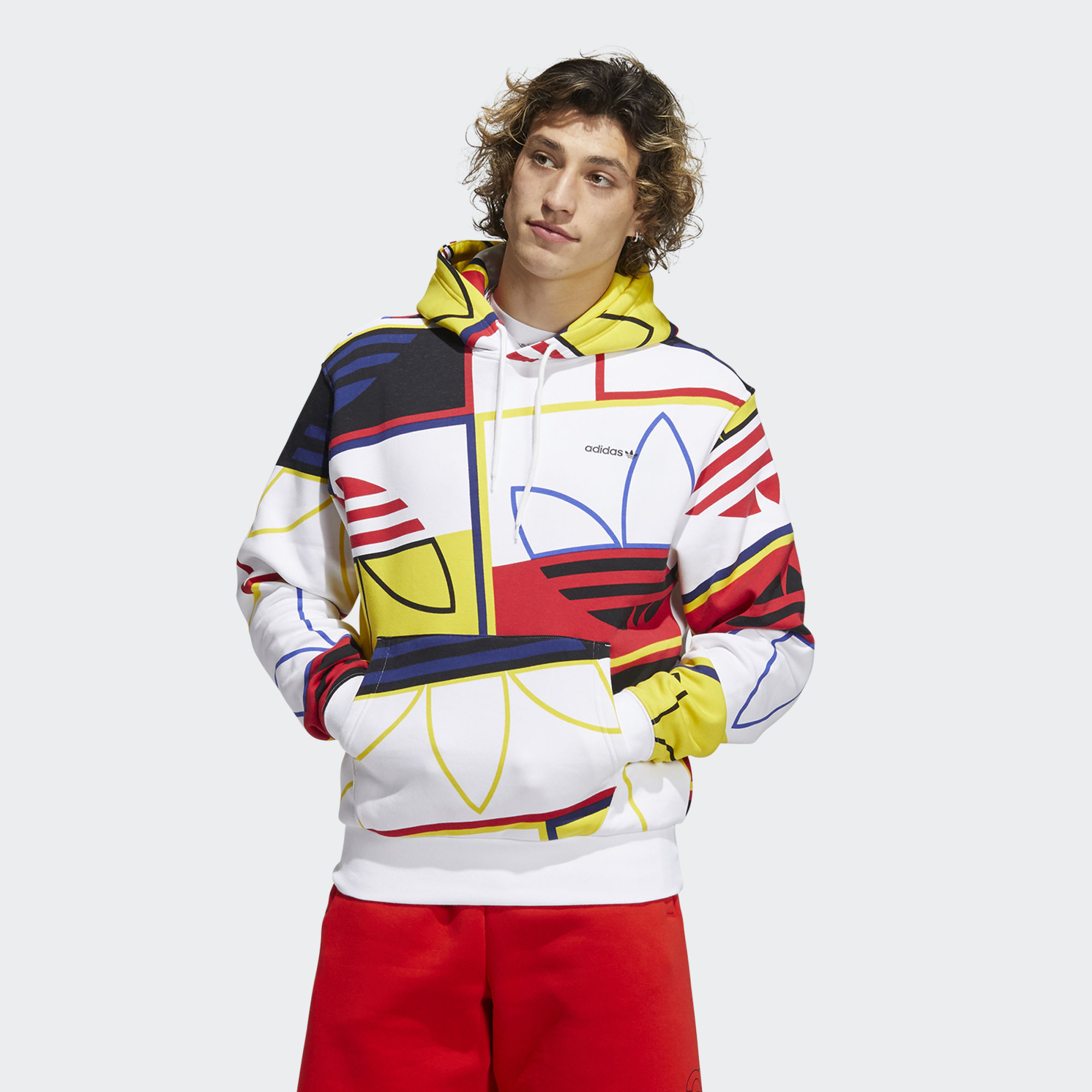 

Худи женское Adidas H31319 белое L, H31319
