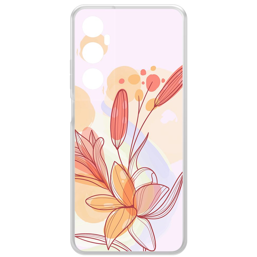 

Чехол-накладка Krutoff Clear Case Фантазия для Realme C65, Прозрачный