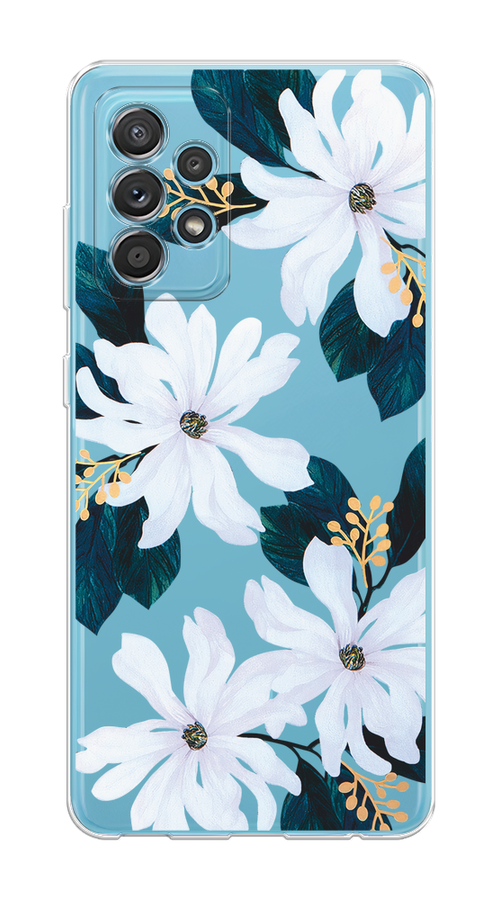 

Чехол на Samsung Galaxy A52/A52s "Delilah Flower", Зеленый;белый, 2102450-1