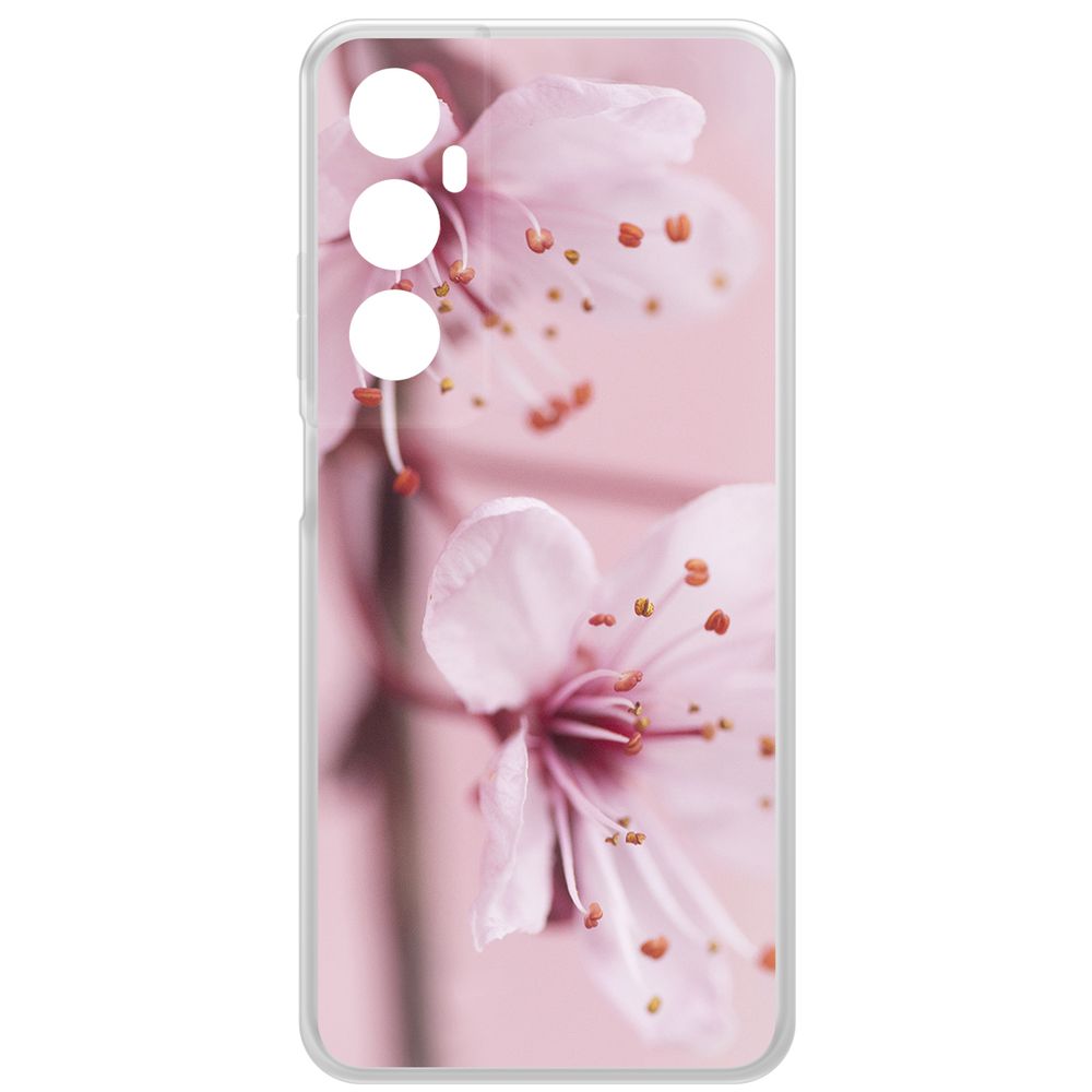 

Чехол-накладка Krutoff Clear Case Весна для Realme C65, Прозрачный