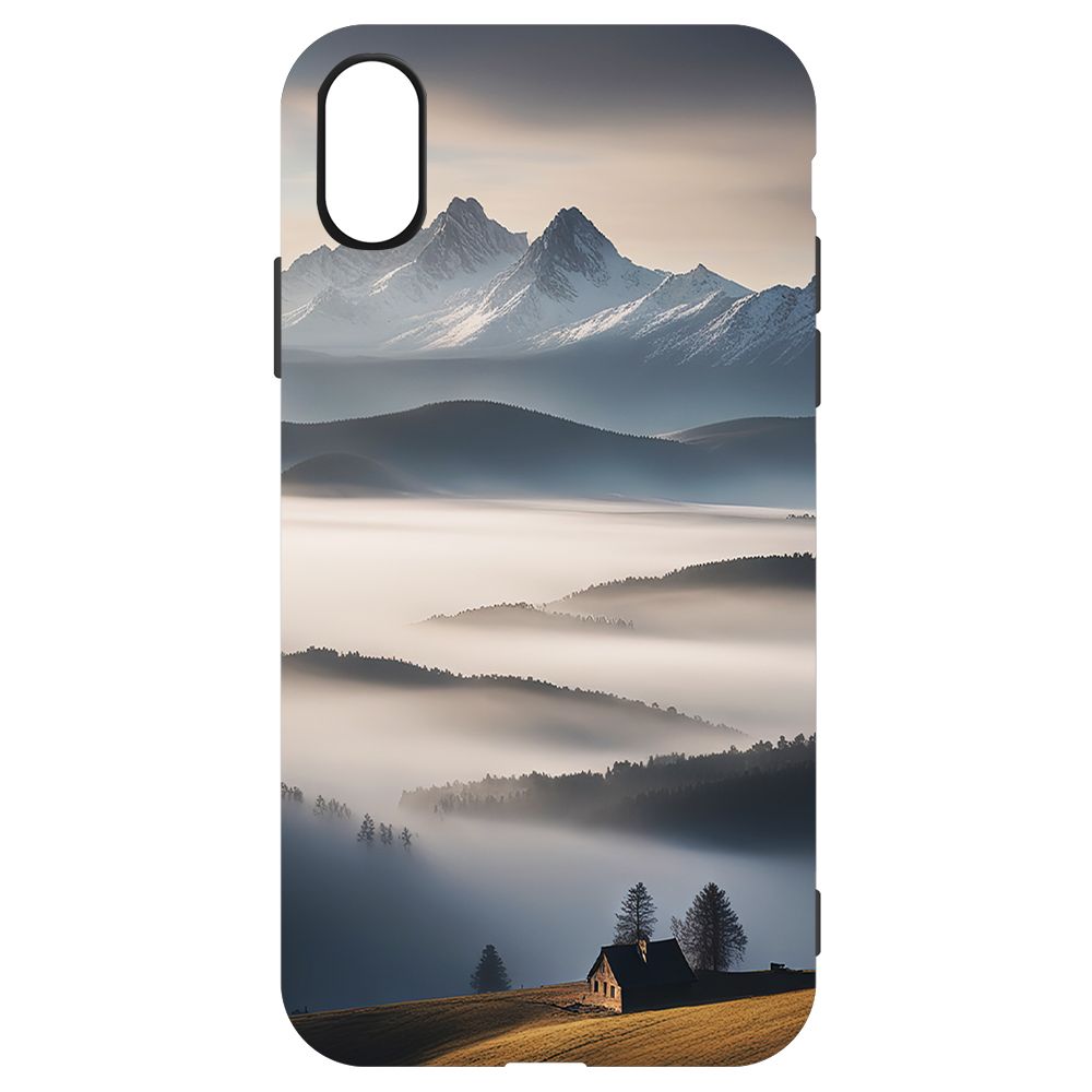 

Чехол-накладка Krutoff Soft Case Туман для iPhone XR черный