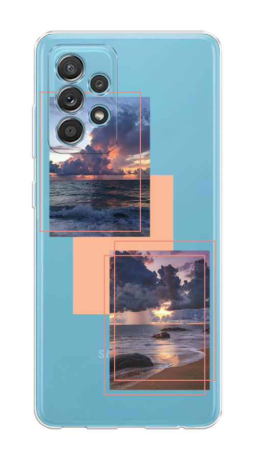 

Чехол на Samsung Galaxy A52/A52s "Sky collage", Розовый;прозрачный;синий, 2102450-1