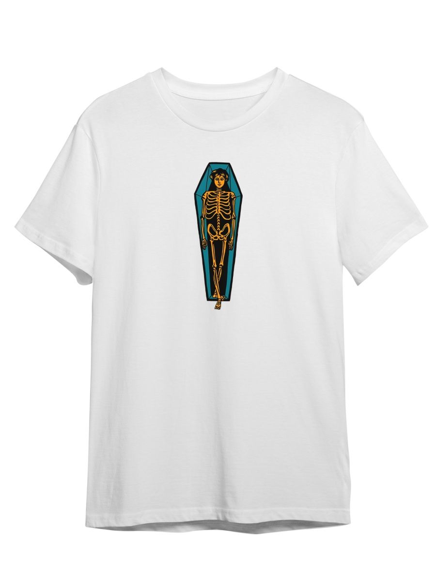 

Футболка унисекс СувенирShop Скелет/Рентген/Мумия 5 белая XS, Белый, "Скелет/Рентген/Мумия" 5