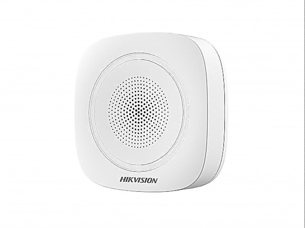 Сирена Hikvision DS-PS1-I-WE (Blue Indicator) беспроводная сирена радиоканальная ps link ws107 свето звуковая к охранной сигнализации