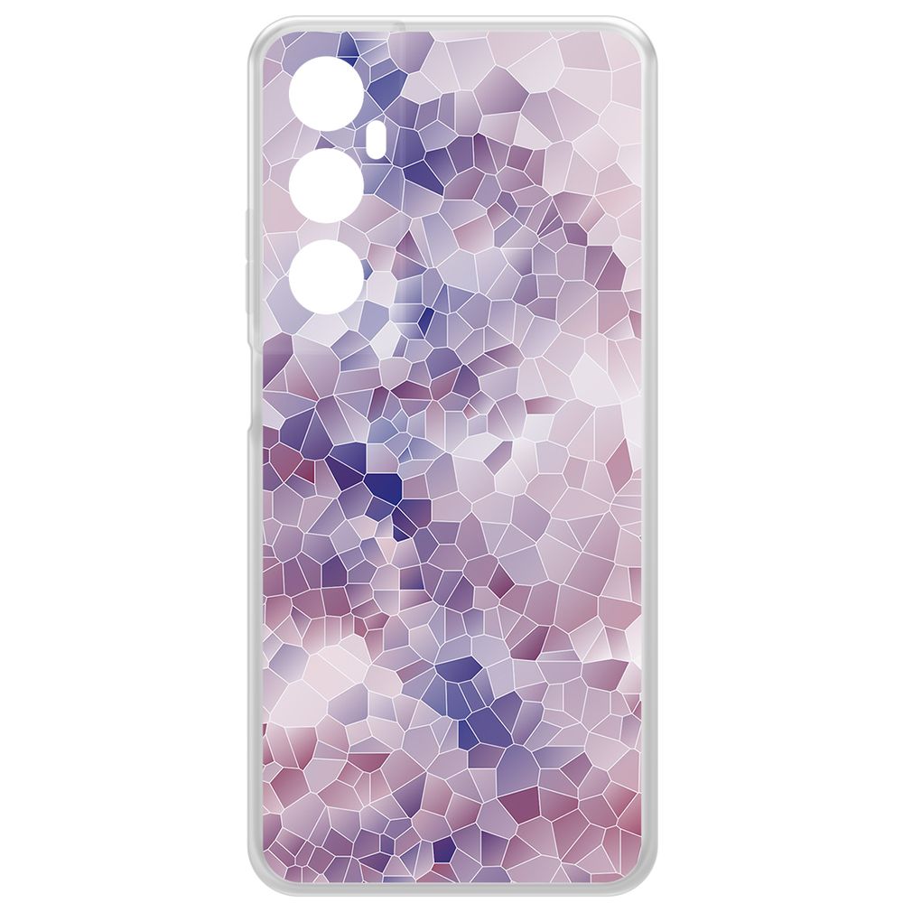 

Чехол-накладка Krutoff Clear Case Витраж 2 для Realme C65, Прозрачный