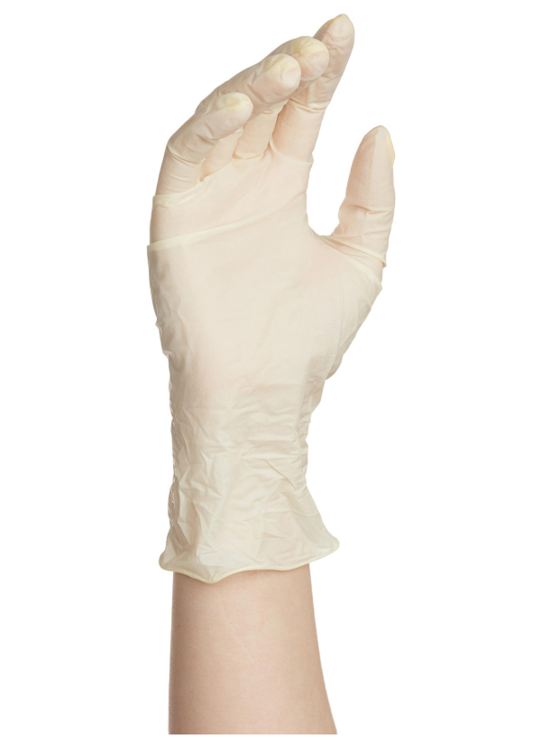 Медицинские перчатки латекс, текстурные DeMAX L 100 шт