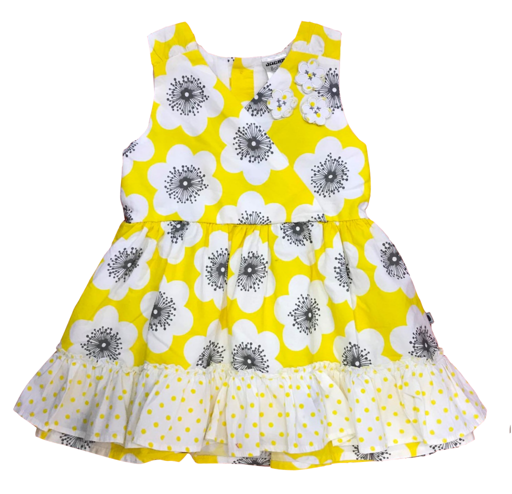 Платье детское Jacky 11524, желтый, 98